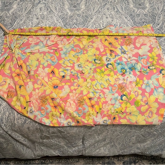 LA FUORI 100% Silk Floral Skirt NWOT - Picture 15 of 15